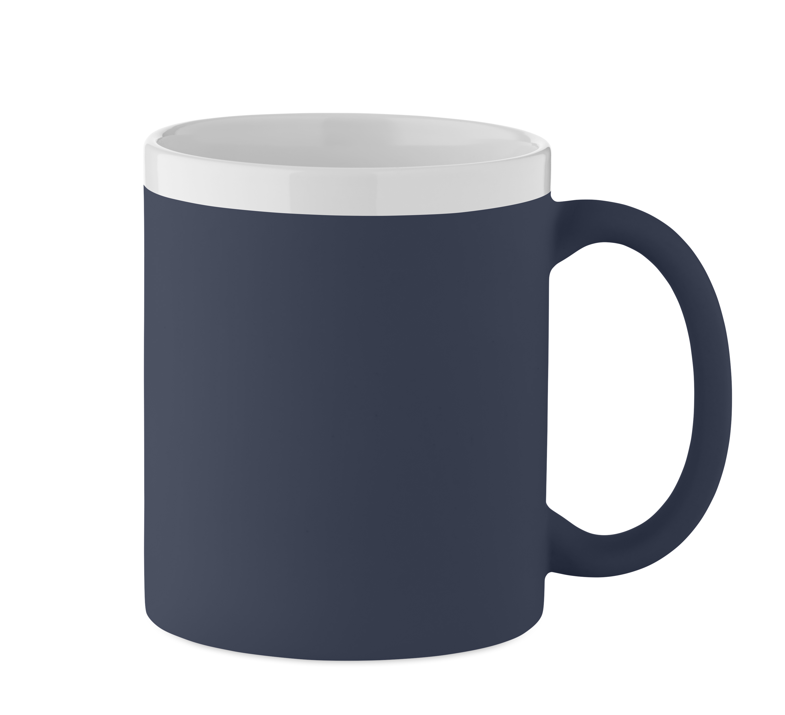 Mug personnalisé en céramique mate 300 ml Mugiva Bleu marine